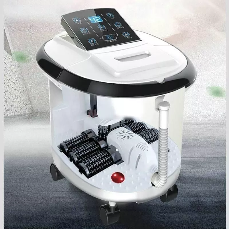 Electric Foot Bath Massager with Heating & Remote Control
