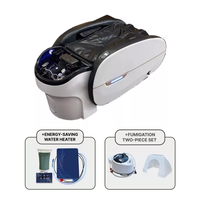 Shampoo Bed+ Fumigation Set + Water Heater