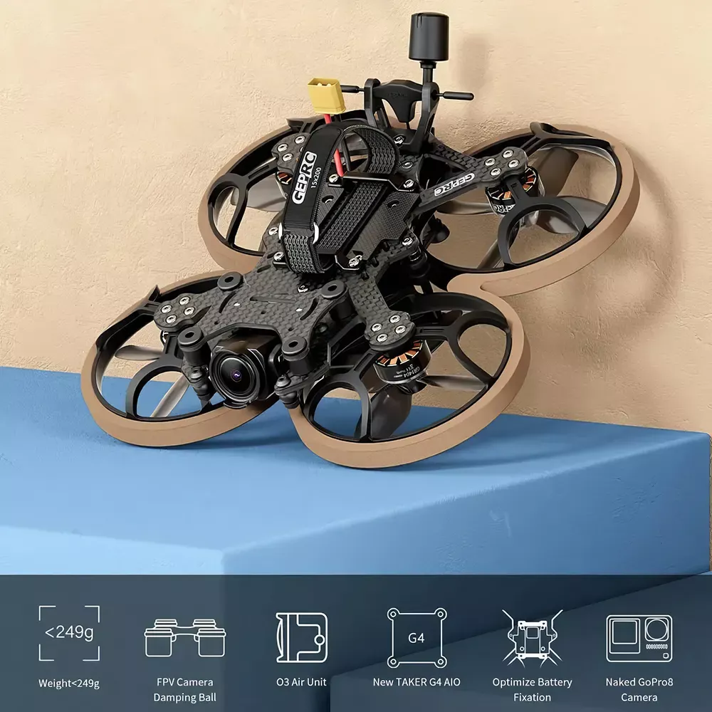 High-Definition 2.5-Inch FPV Quadcopter Drone Ultra Lightweight with Advanced Video Transmission