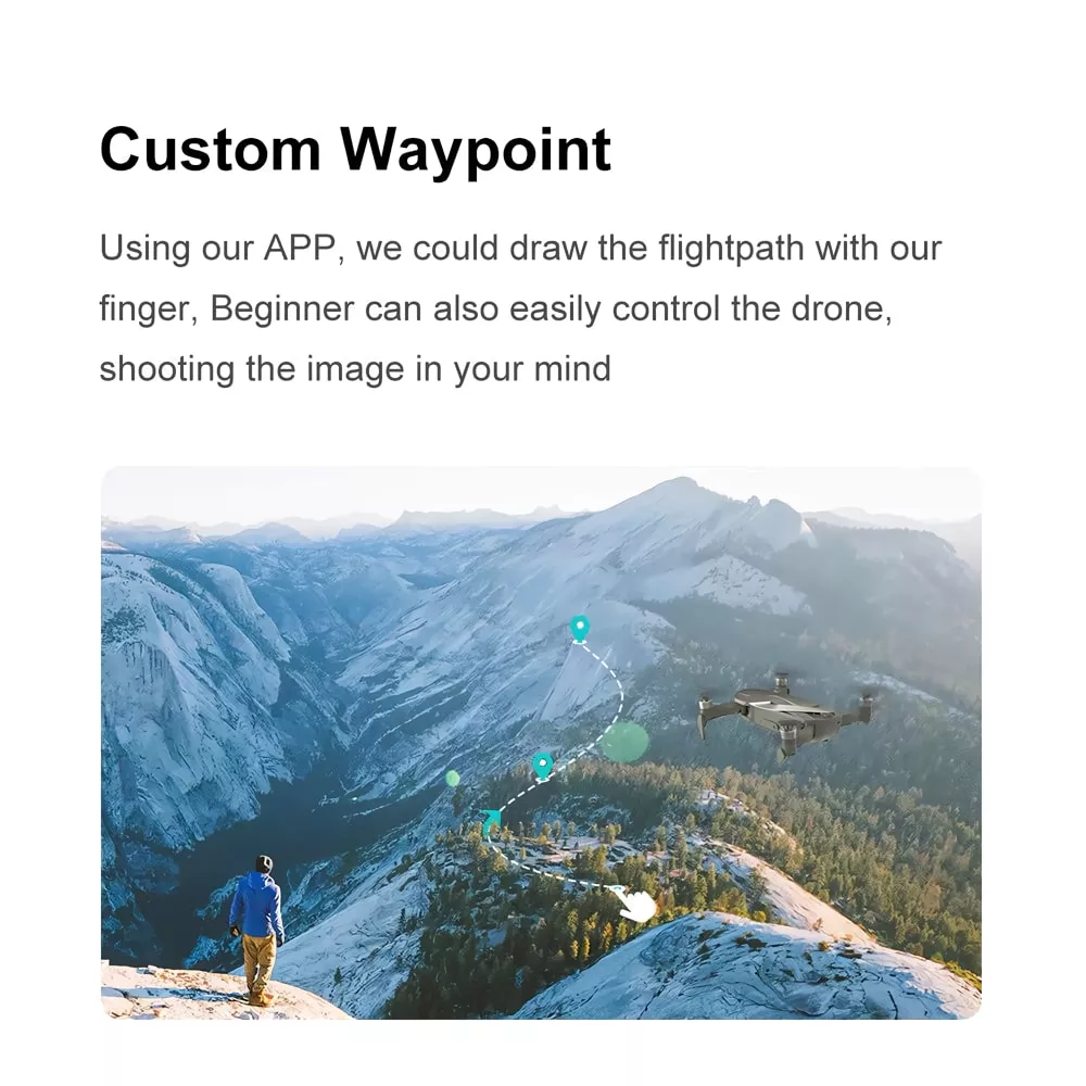 4K Professional Quadcopter Drone GPS, 5G WiFi FPV, 30min Flight, 2km Range with Camera