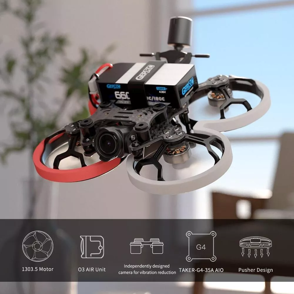 2-Inch 4K 60fps FPV Cinewhoop Drone with Advanced Camera and Long-Lasting Battery