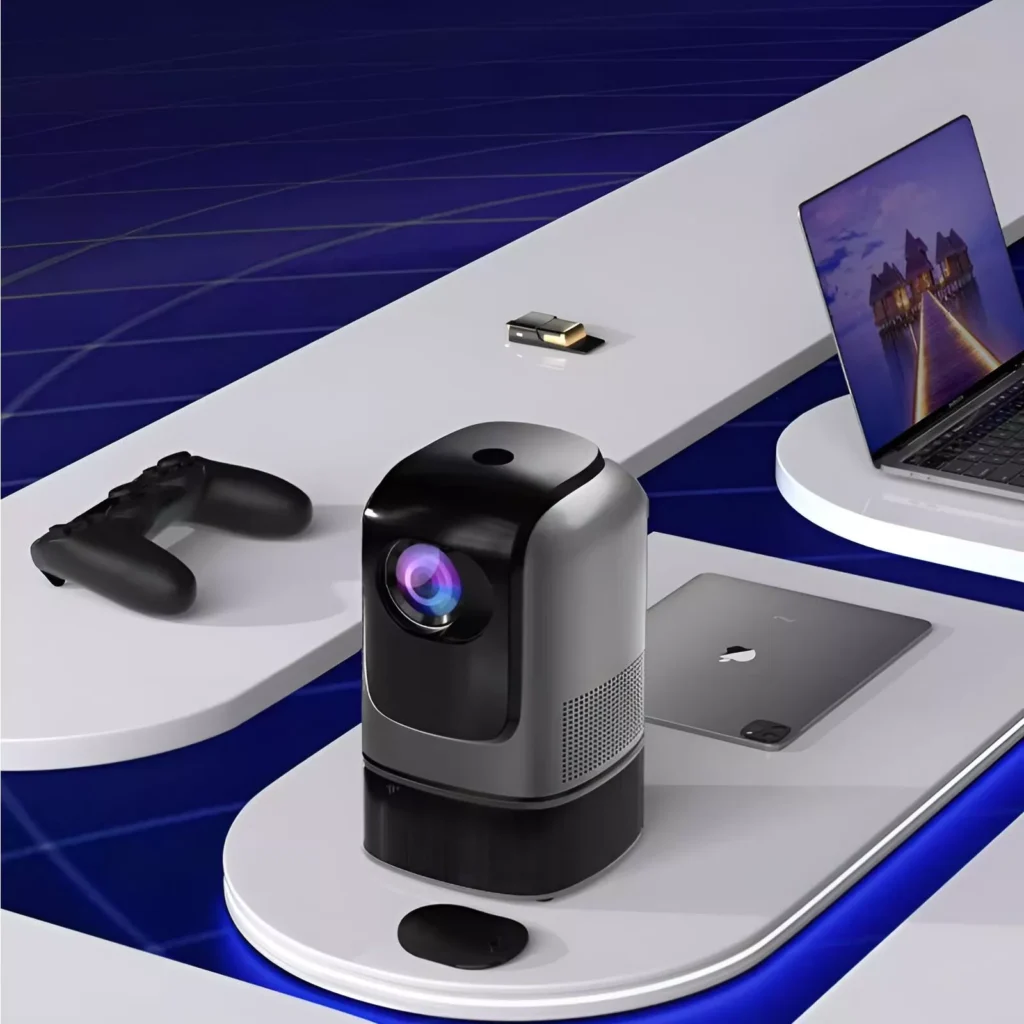 Mini LED Home Theater Projector 1080P HD with Remote and Speaker