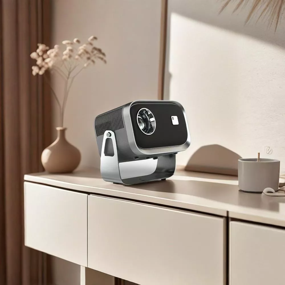 Portable 360° Rotating Smart Home Theater Projector with Android