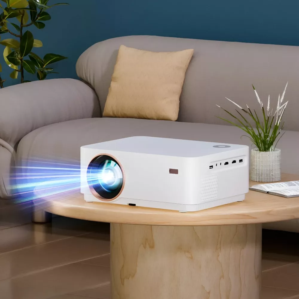1080P Full HD LED Smart Projector with Android 11 and Ultra Bright 7000 Lumens