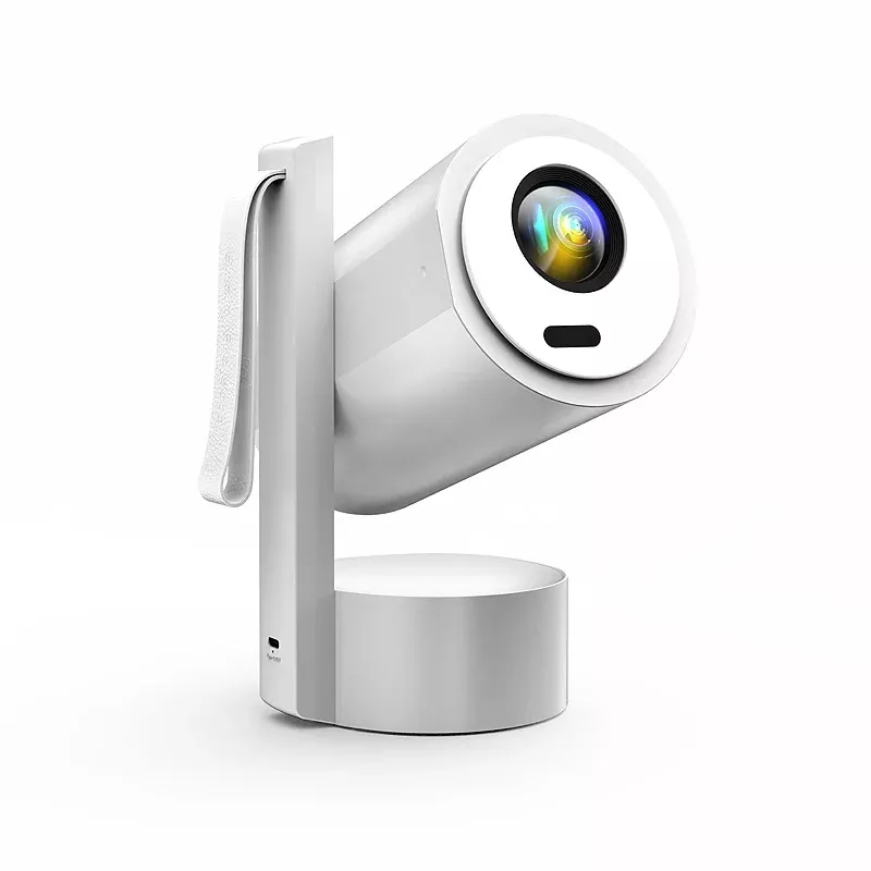 Smart 1080P WiFi Home Theater Projector with Auto Focus & Built-in Battery