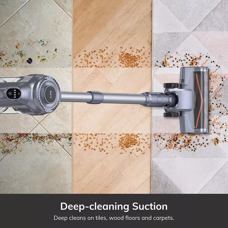 Cordless Handheld Vacuum Cleaner with 21kPa Suction and 40-Minute Battery Life