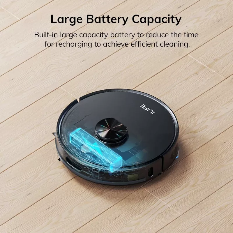 Robot Vacuum and Mop Combo with LiDAR Navigation and 3000Pa Suction Power