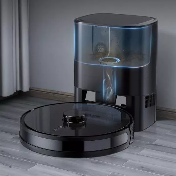Robot Vacuum Cleaner with Auto-Empty Dock and Powerful Suction