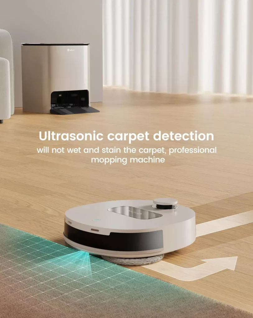 Smart Mop Robot with Self-Cleaning Dock