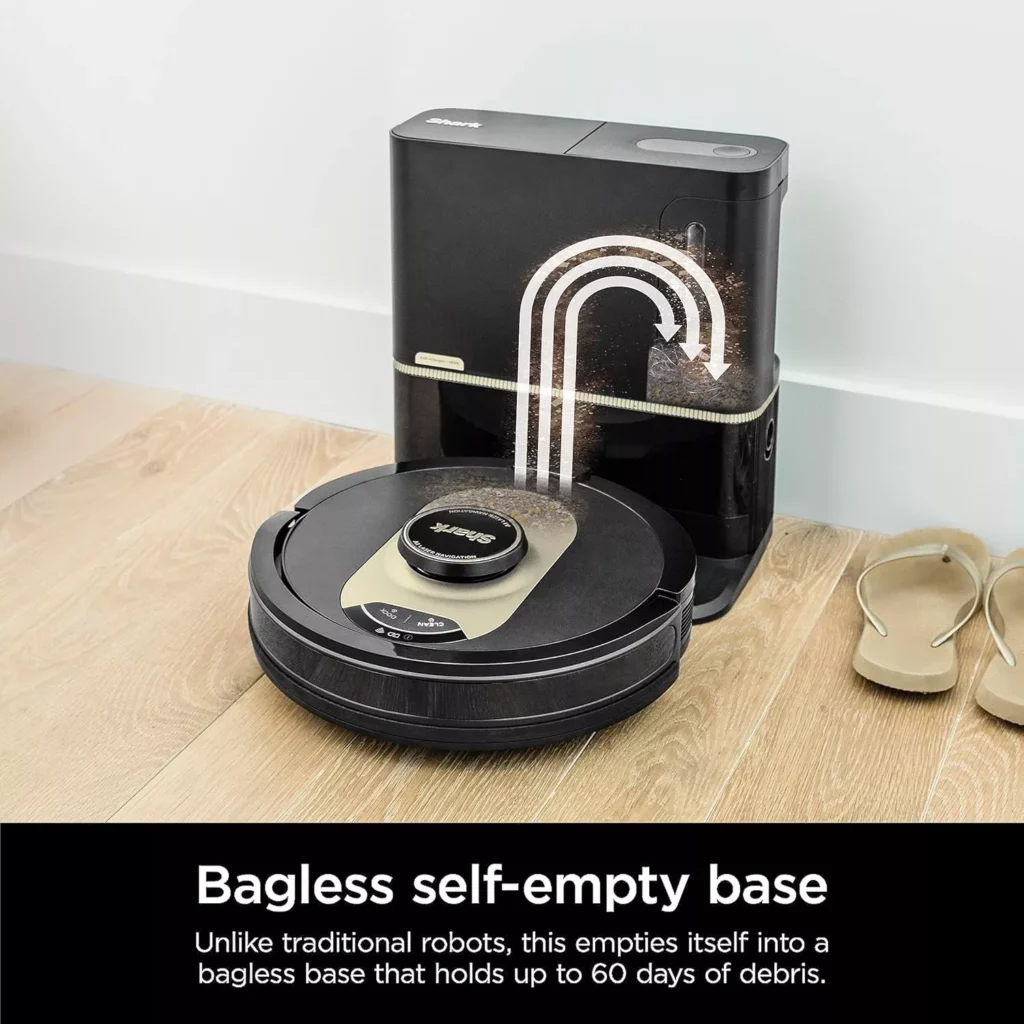 AI Robot Vacuum with XL HEPA Self-Empty Base
