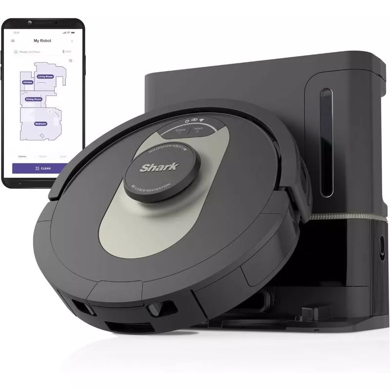 AI Robot Vacuum with XL HEPA Self-Empty Base