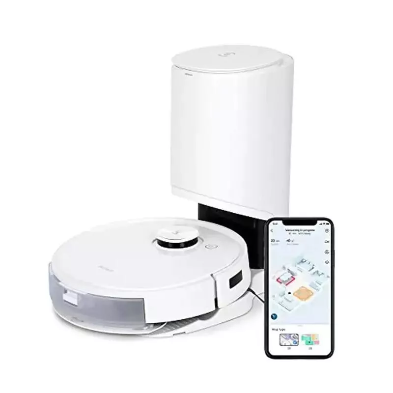 Smart Robot Vacuum and Mop Combo with Laser Mapping and Auto-Empty Station