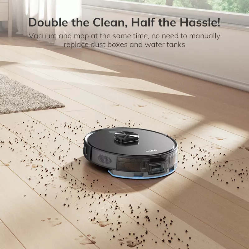 Smart Robot Vacuum and Mop Combo with LiDAR Navigation