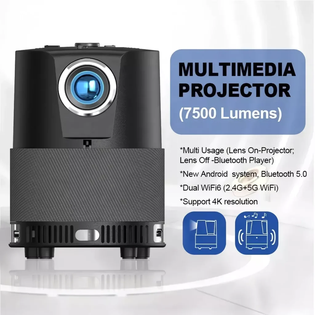 Mini Portable LED Projector for Home Theater