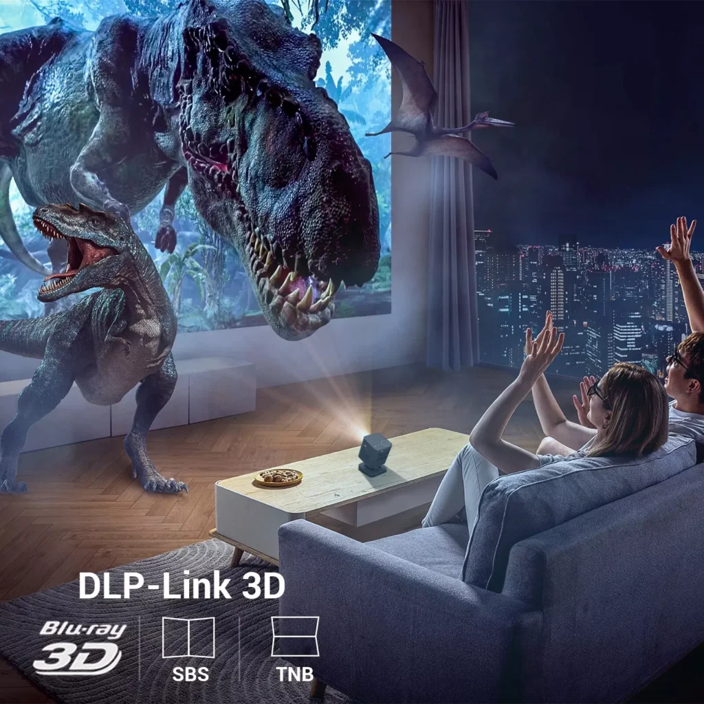 Ultimate 3D Portable Mini Projector with Built-in Battery