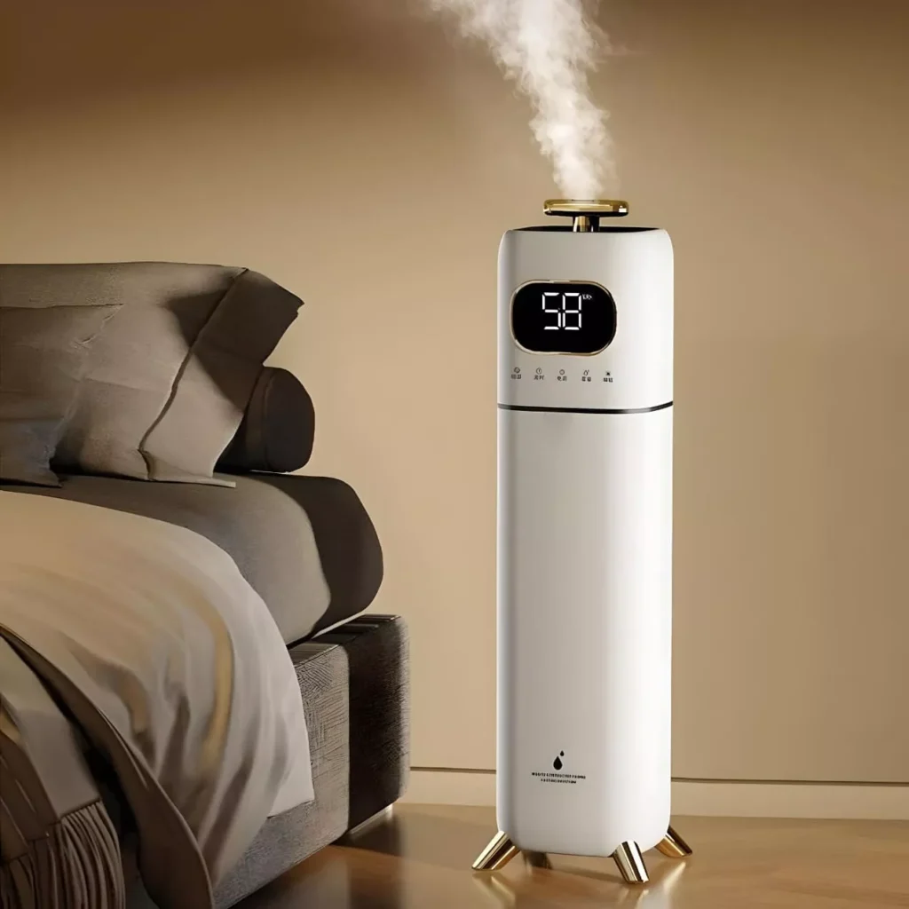 Intelligent Floor-Type Electric Humidifier with Remote Control and Touch Screen
