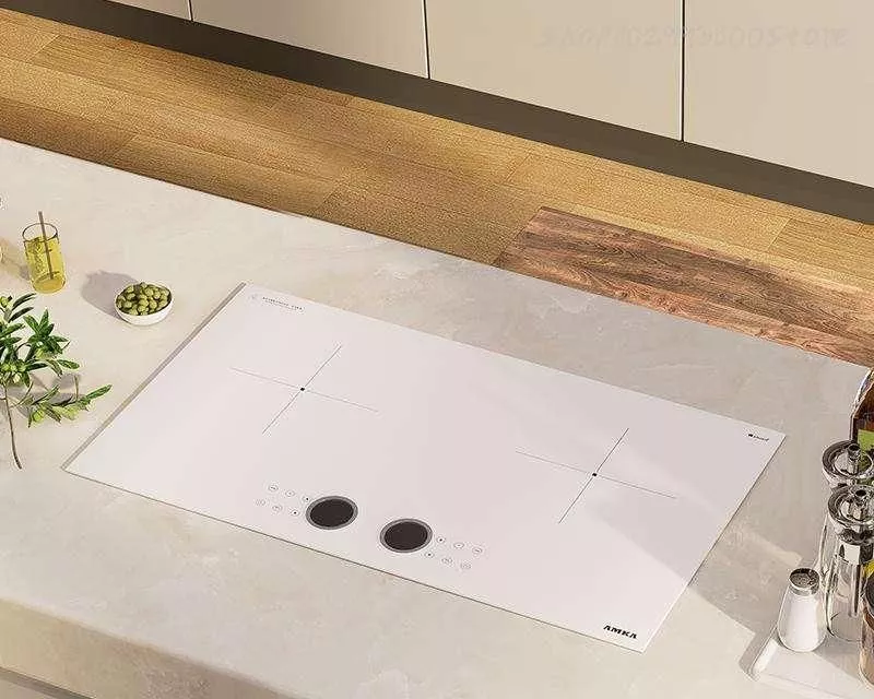 Ultra-Efficient 3500W Dual Burner Induction Cooktop – Sleek, Built-in Design with Touchpad Control