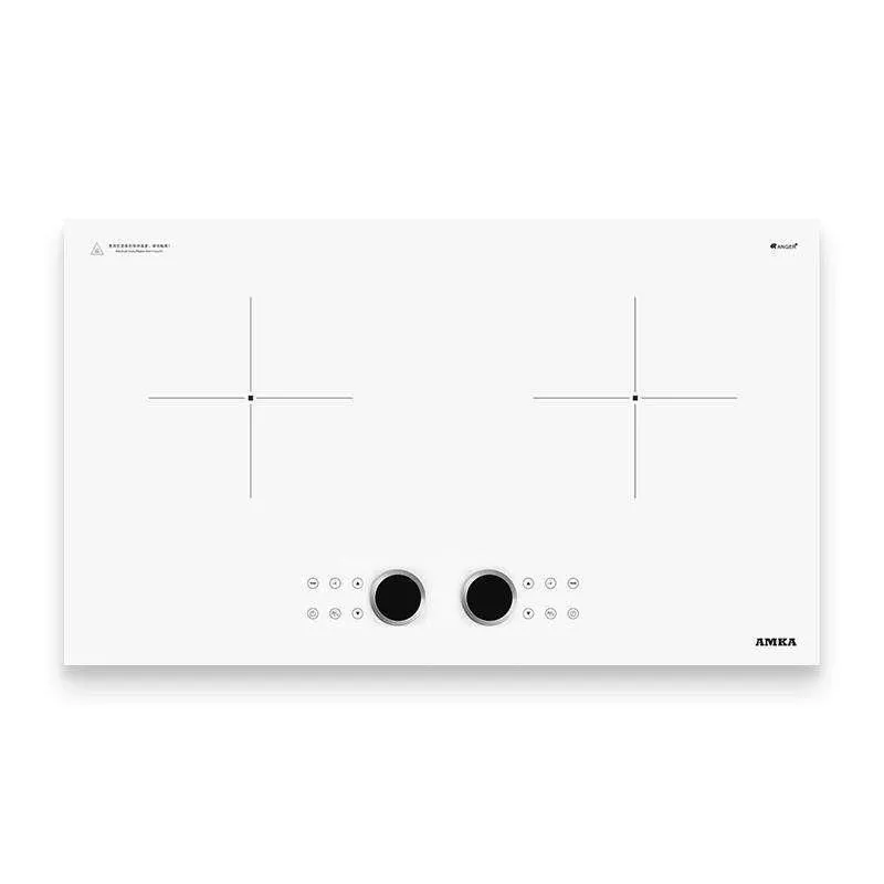 Ultra-Efficient 3500W Dual Burner Induction Cooktop – Sleek, Built-in Design with Touchpad Control