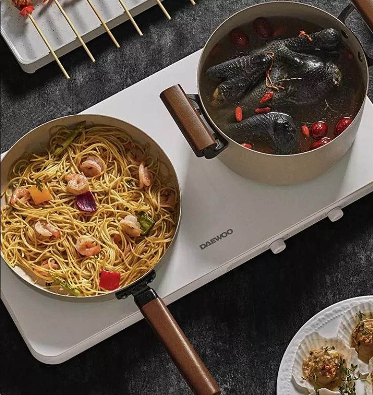 High-Power Dual Induction Cooktop – 3400W Multifunctional Intelligent Electric Stove