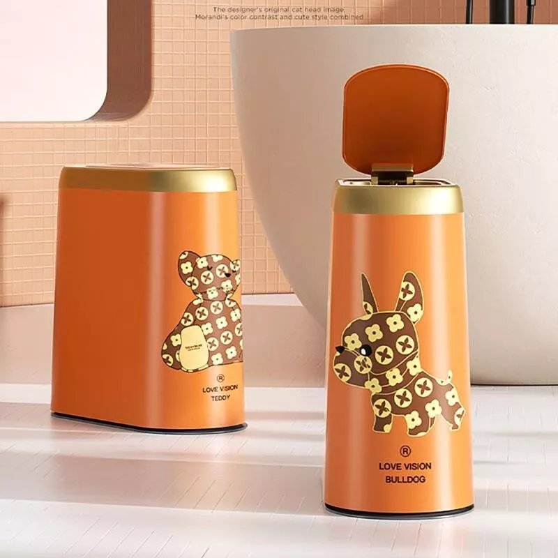 Smart Touchless Kitchen & Bathroom Trash Can – Eco-Friendly Automatic Waste Bin