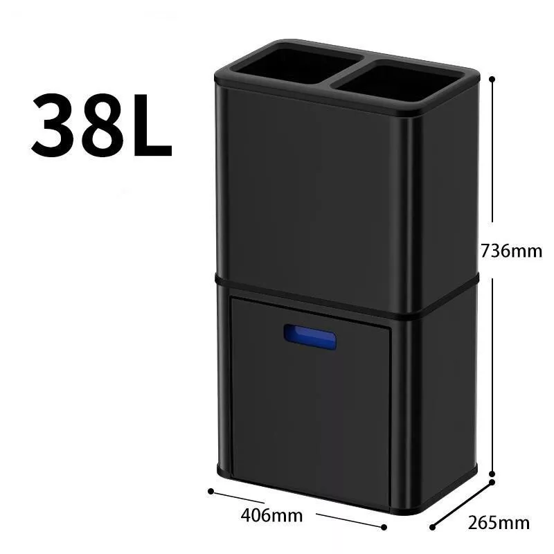 38L Black 16x10.4x29in