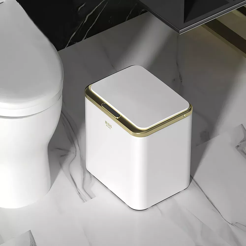 Luxury Smart Trash Bin with Automatic Lid and LED Light