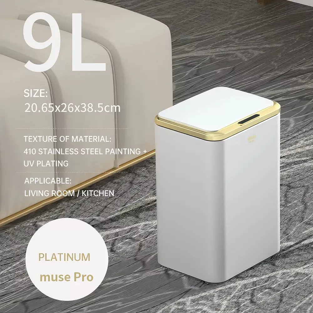 White (9 Litres/2.3 US Gal) 8.1x10.2x15.2in