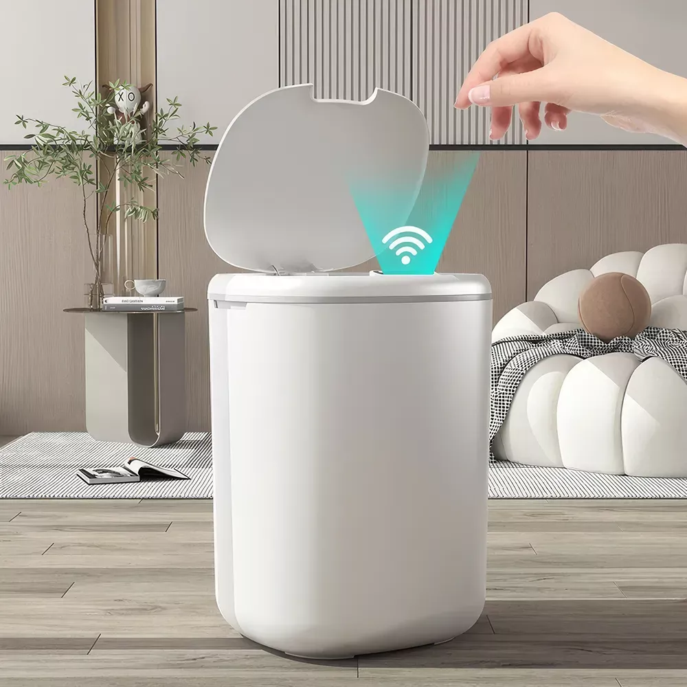 18L Automatic Touch Sensor Trash Bin – Smart Kitchen & Living Room Essential