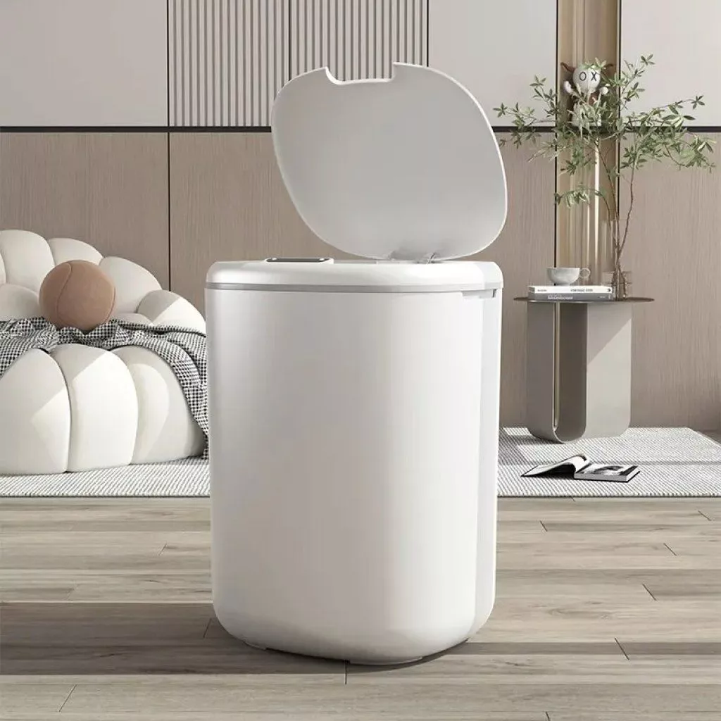 18L Automatic Touch Sensor Trash Bin – Smart Kitchen & Living Room Essential