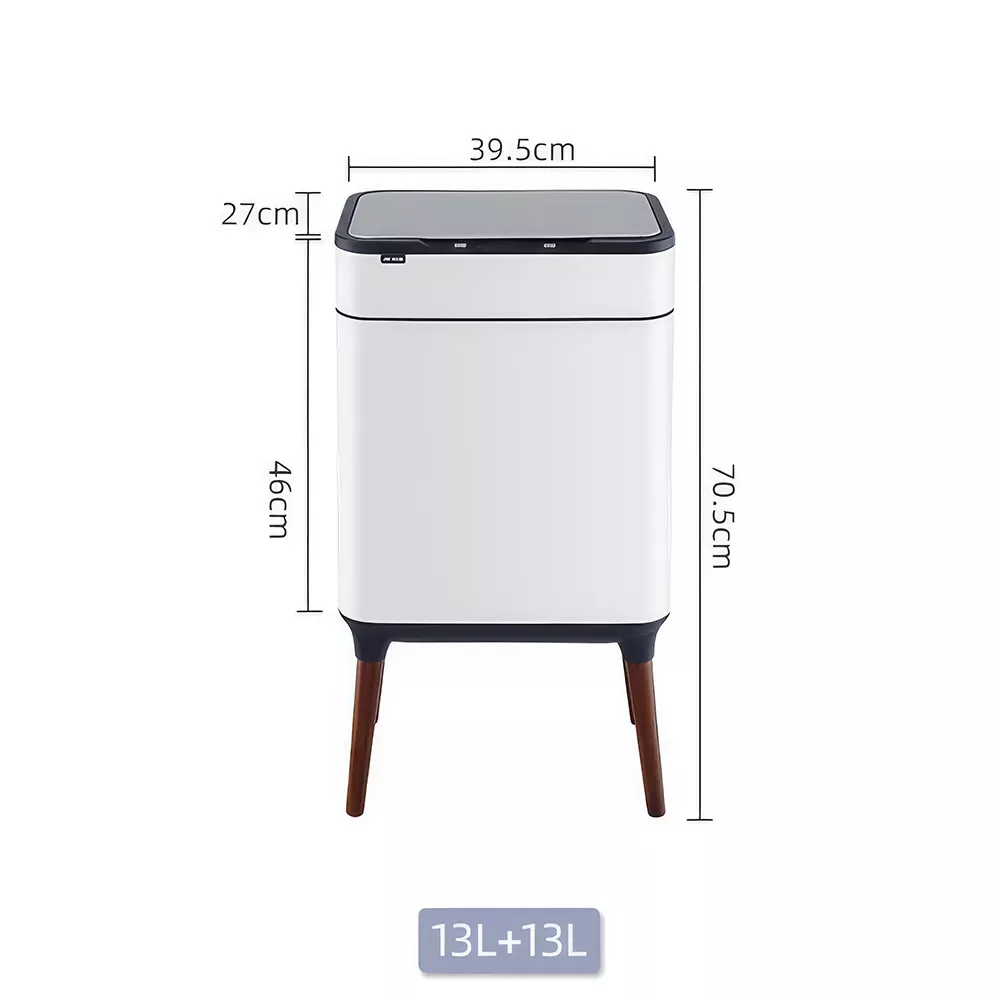 13L White 15.6x27.8in