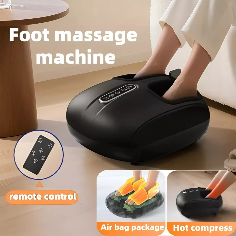 Automatic Foot Massager with Full Wrap Kneading and Air Compression
