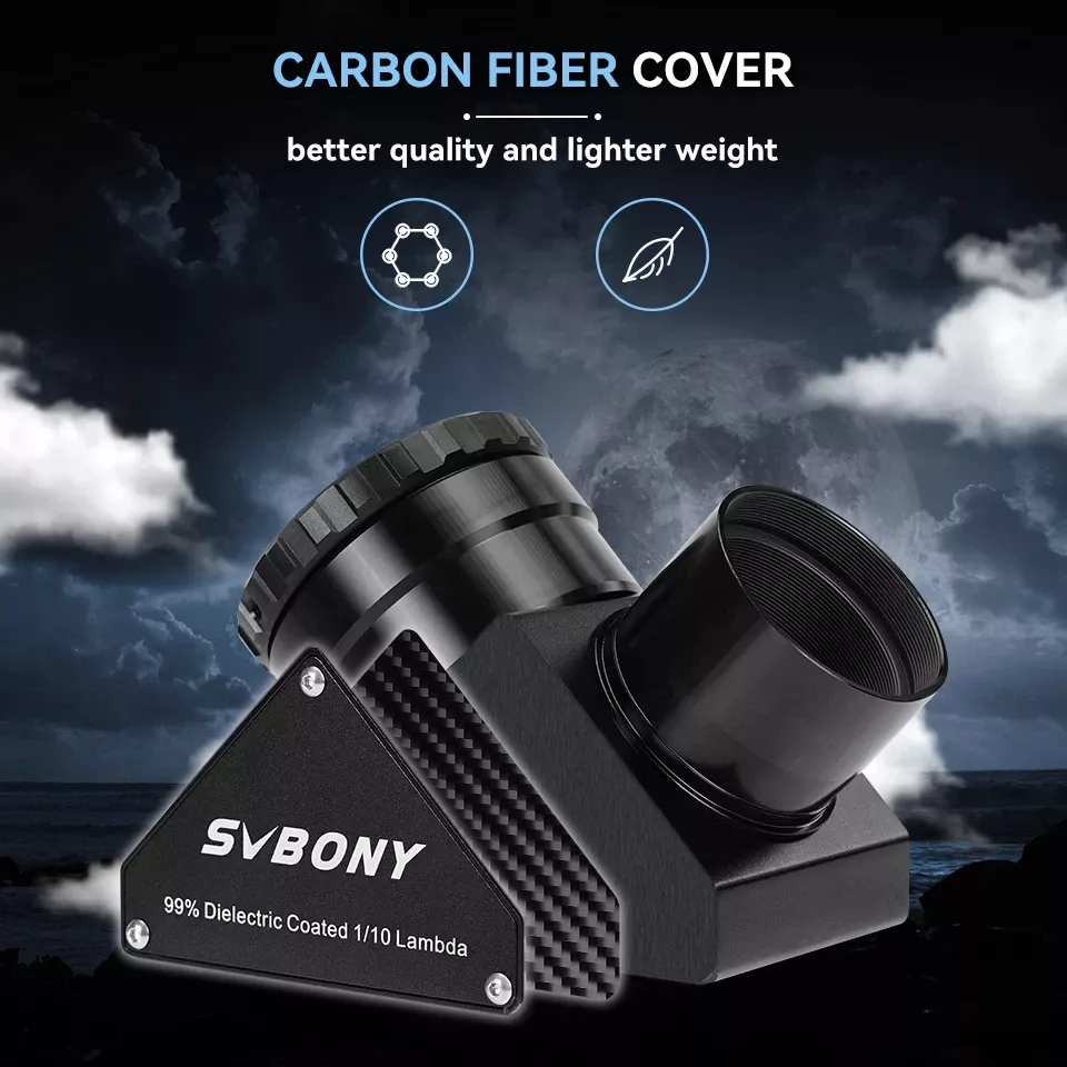 2 Inch 90-Degree Clicklock Dielectric Diagonal Mirror with 99% Reflectivity