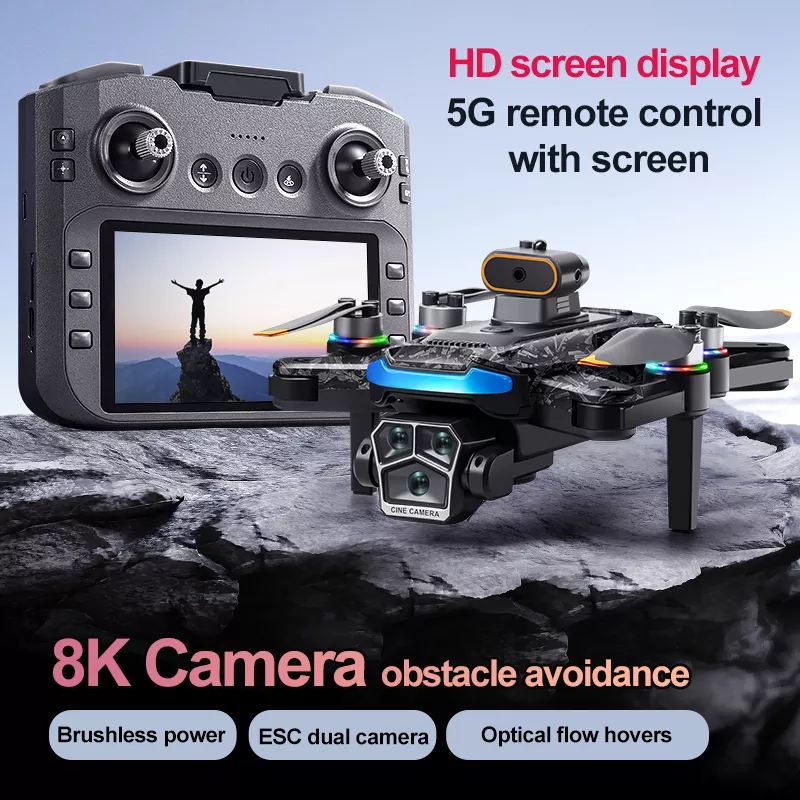 A14Pro Max 8K HD GPS Drone with Triple Camera & Obstacle Avoidance