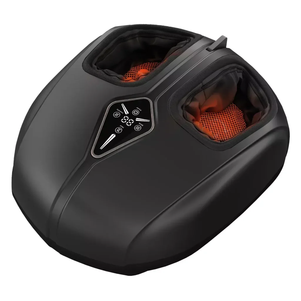 Heated Foot Therapy Massager with Vibration and Kneading Function