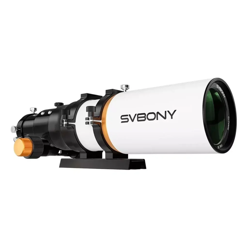 70mm ED Refractor Telescope with Flat-Field Corrector for Astrophotography