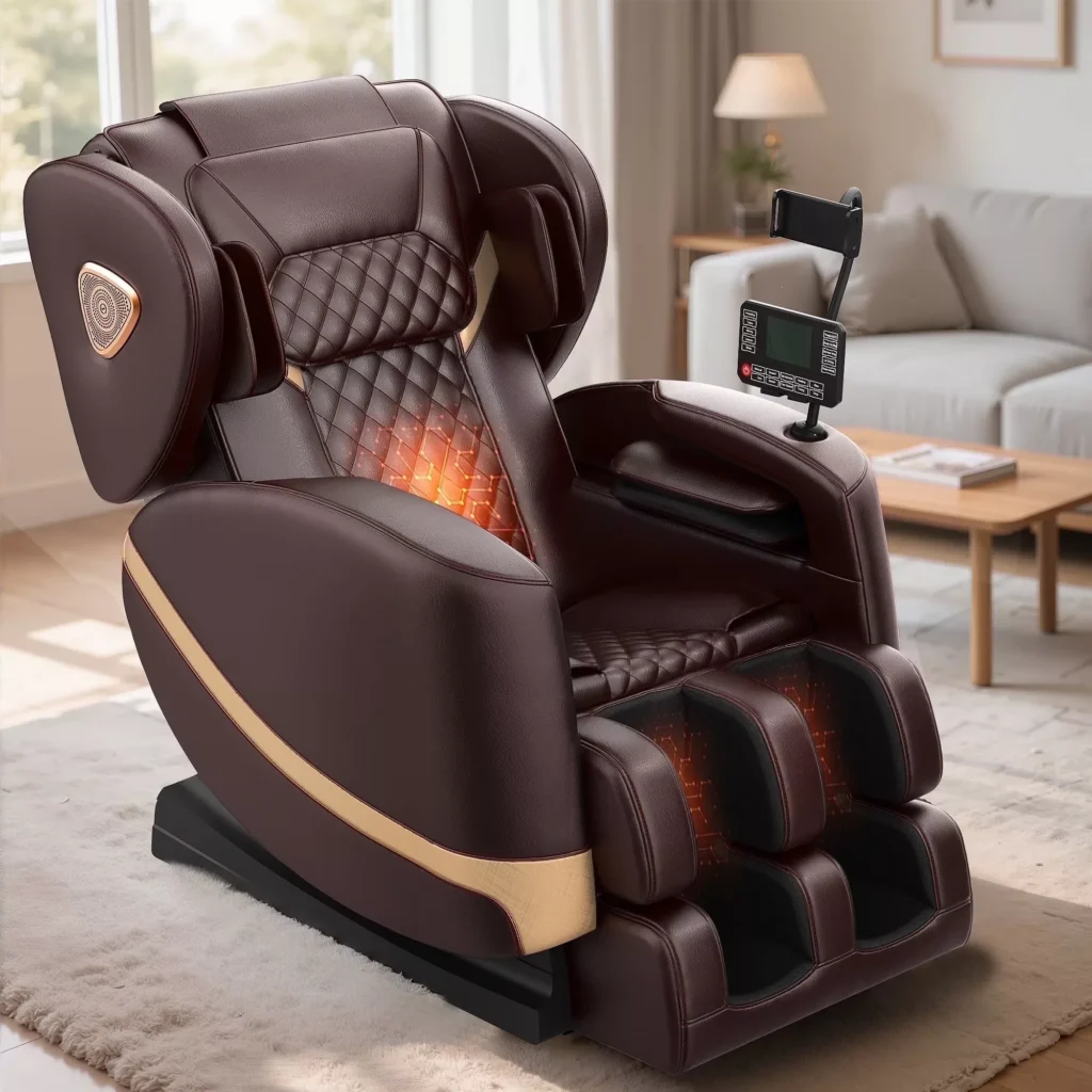Zero Gravity Full Body Massage Chair with Heating & Bluetooth Speaker