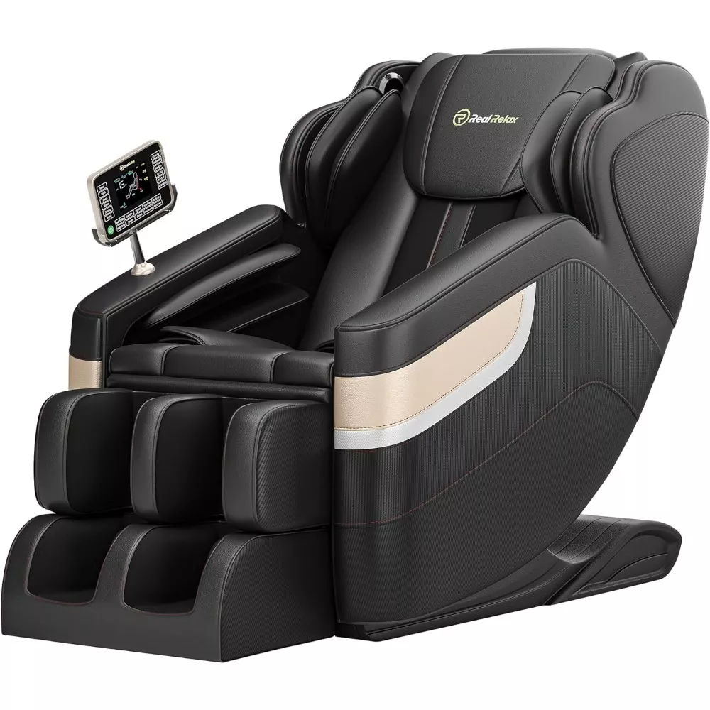 Full Body Zero Gravity Massage Chair with Heat, Bluetooth & LCD Control