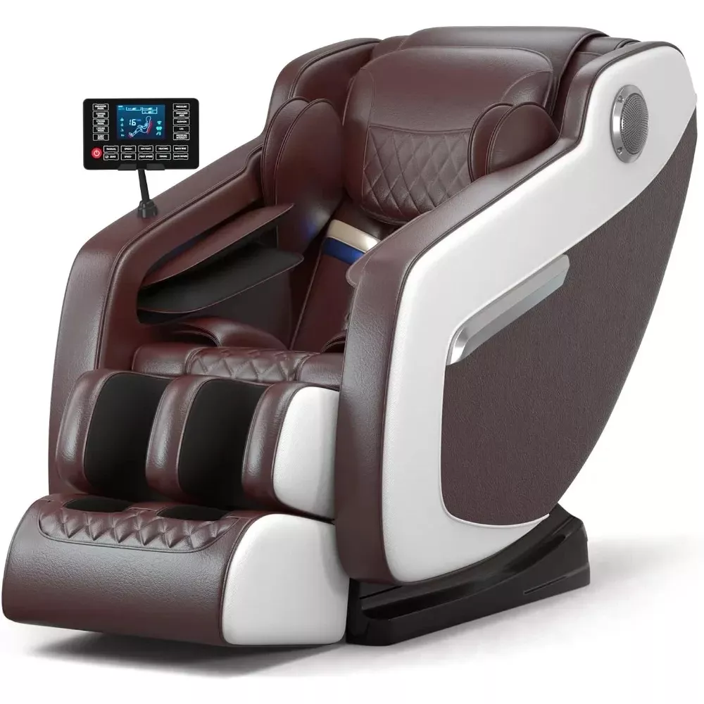 Full Body Zero Gravity Massage Chair with Heat, Air Pressure & Foot Rollers