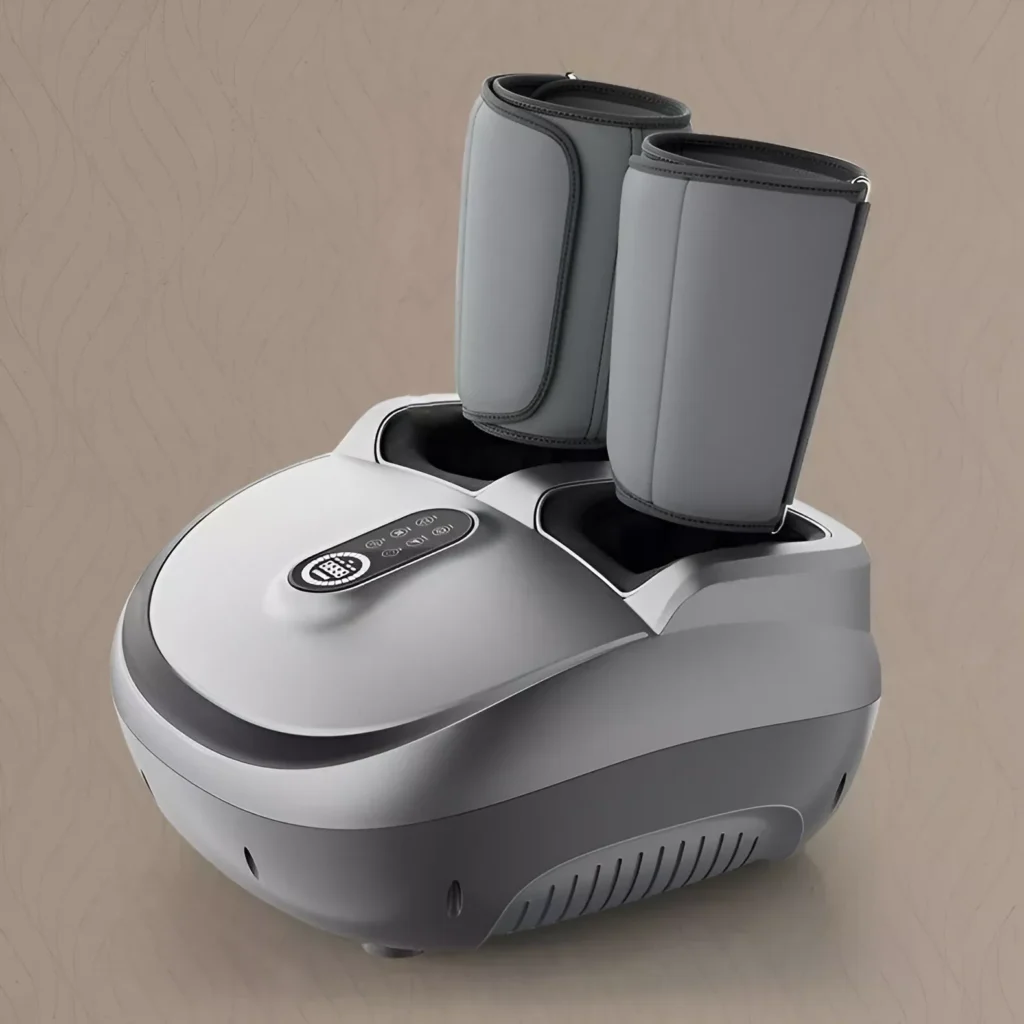 Electric Foot and Calf Massager with Heat, Kneading, Air Compression