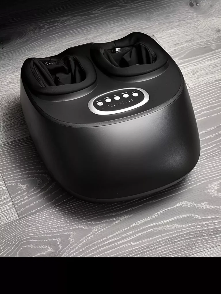 Electric Shiatsu Foot Massager with Heat, Air Compression & Kneading Rollers