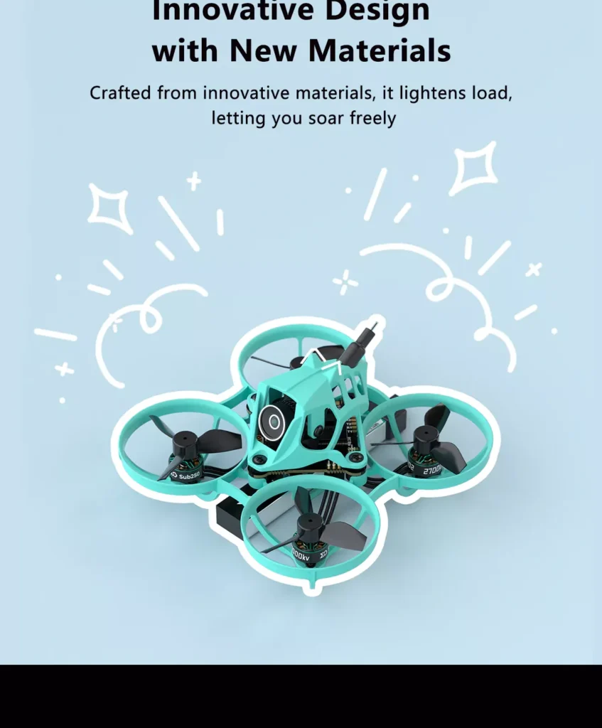 Sub250 Nimble65 65mm FPV Mini Whoop Drone with Camera