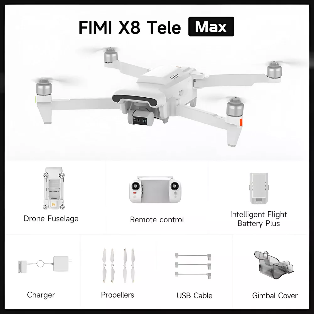 4K Dual-Camera Drone with 30x Zoom, 20-Mile Range & AI Night Video
