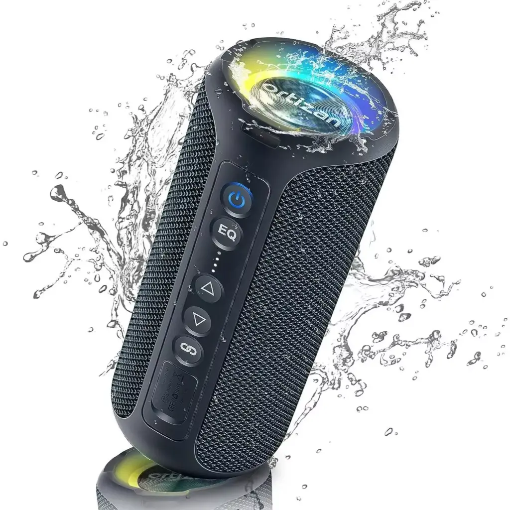 Portable Bluetooth Speaker with 40W Sound, Deep Bass, Lights & 30H Playtime