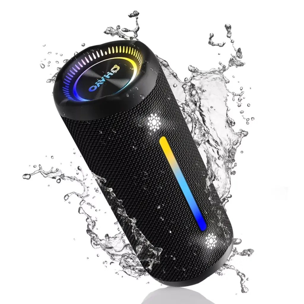 35W Portable Bluetooth Speaker with Deep Bass, Lights & 24H Playtime