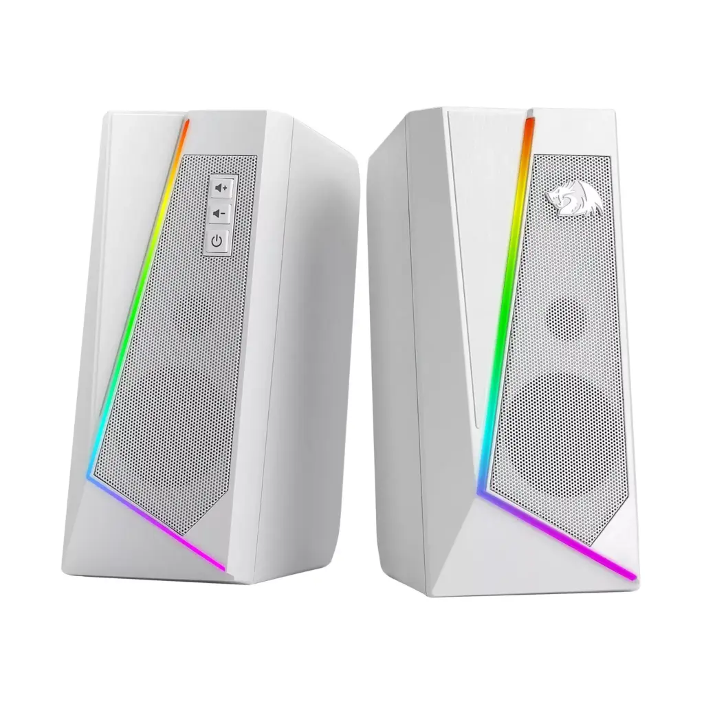 RGB Stereo Desktop Speakers 2.0 Channel with LED Modes & Enhanced Sound