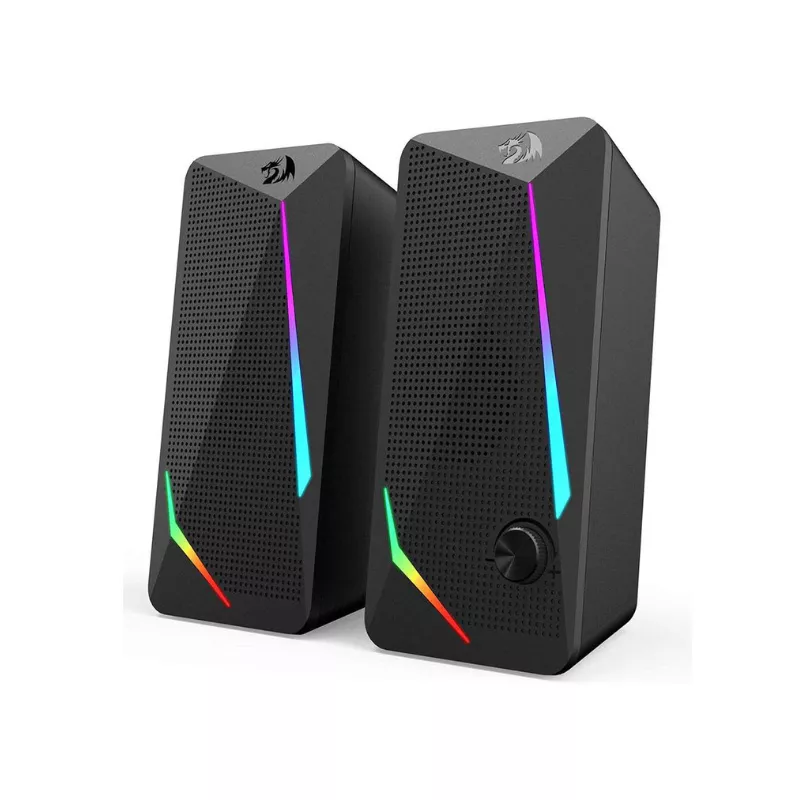 RGB Desktop Stereo Speakers with Touch Control & Enhanced Bass – 2.0 Channel