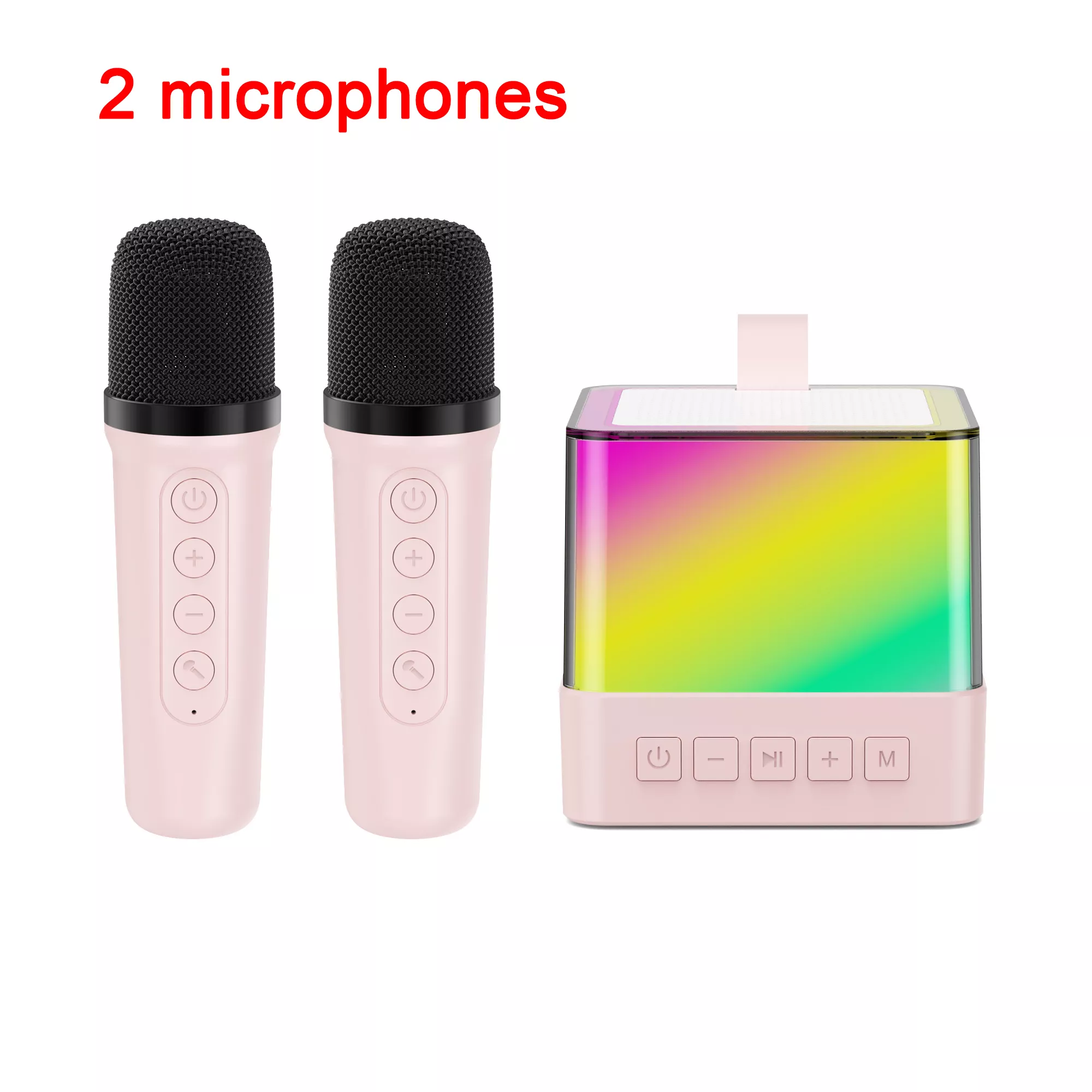Pink 2 microphones