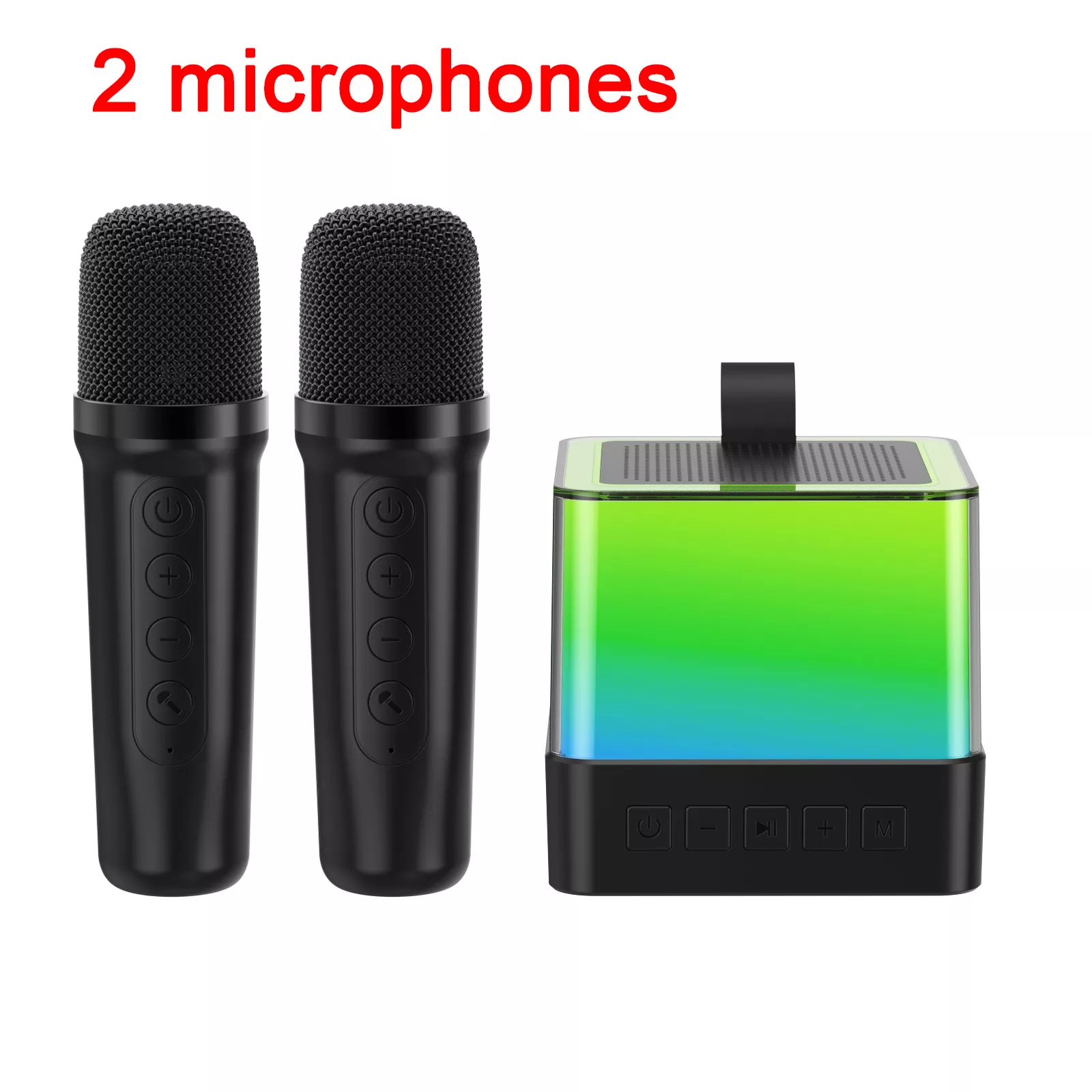 Black 2 microphones