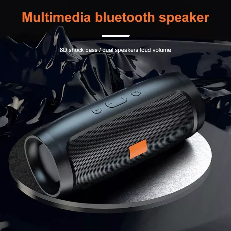 Portable Bluetooth Dual Stereo Speaker with Subwoofer & TF/USB Playback