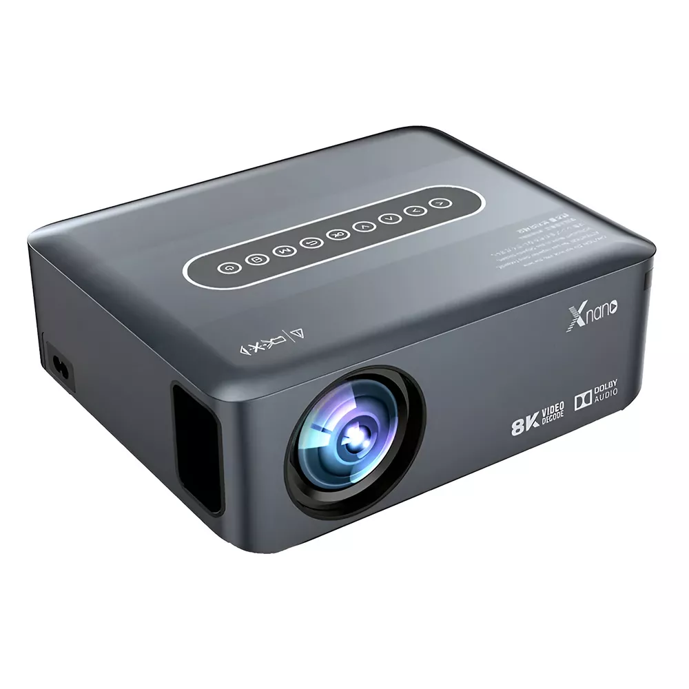 4K 1080P Portable LED Projector with WiFi, Bluetooth & Android OS
